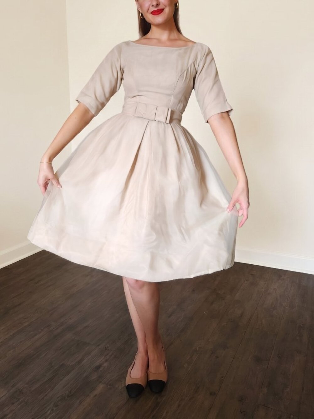 RARE VINTAGE 1950's Lorrie Deb Cocktail Party Dress